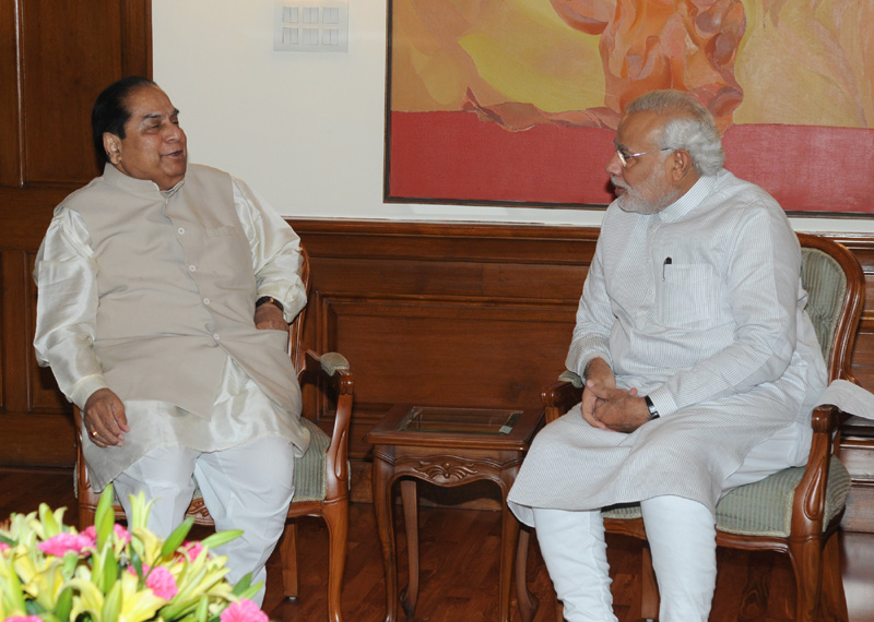 Karnataka, Bihar Guvs meet PM Modi